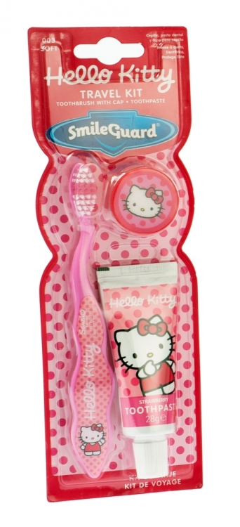 Hello Kitty FIırça + Macun Diş Fırçalama Seyahat Seti